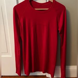 Lululemon Red Swiftly Tech. Size 8